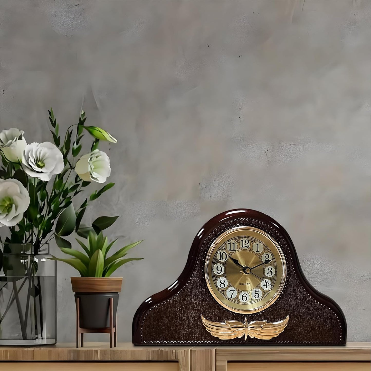 Silent Napoleon Hat Mantel Clocks-Tabletop or Shelf Décor ~5181-4