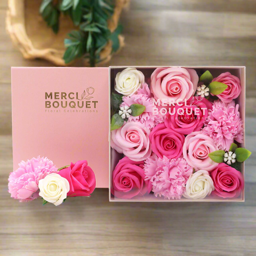 Square Box - Baby Blessings - Pinks