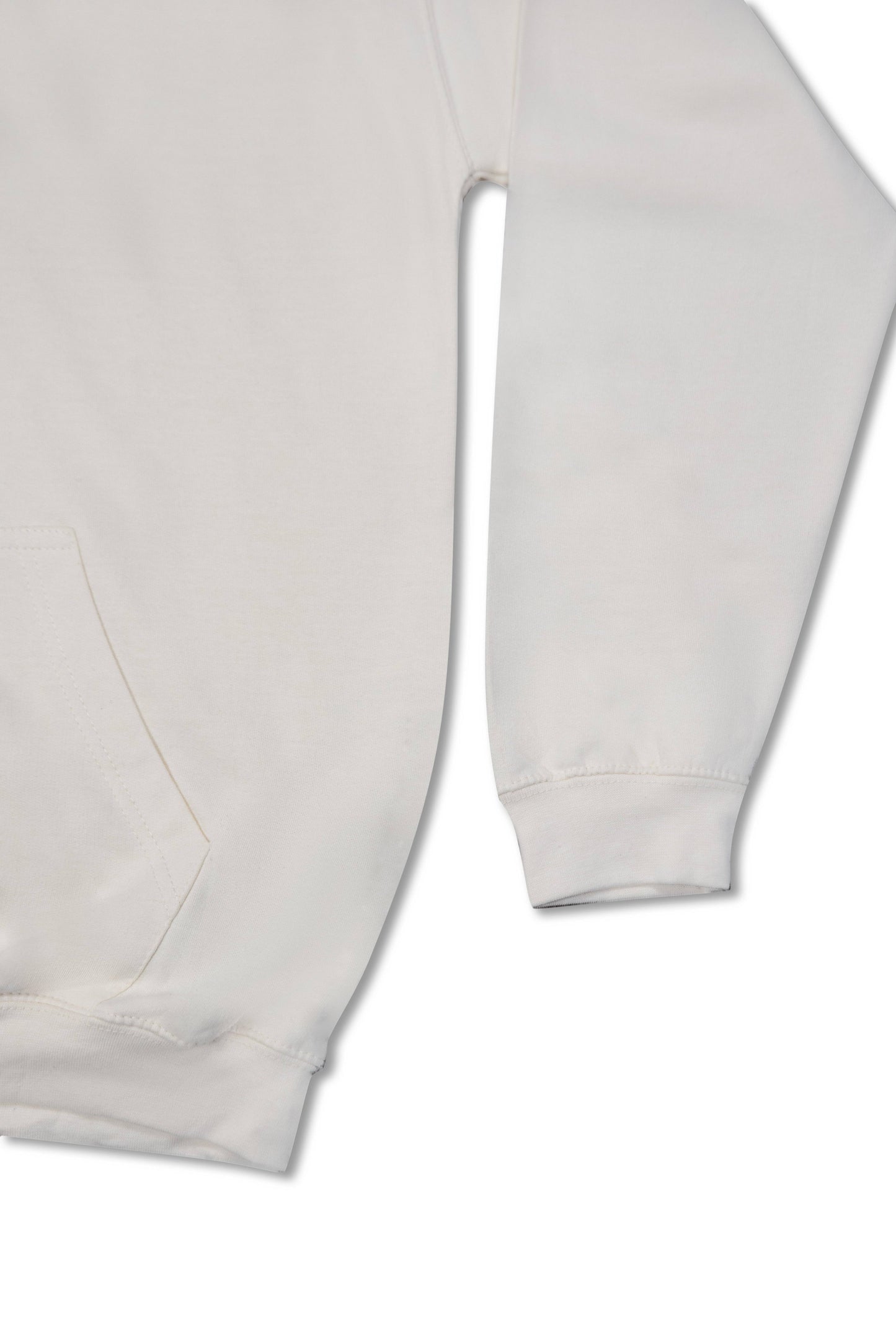 Hoodie in Vanilla with Dream Sports Tonal Logo Embroidery-3