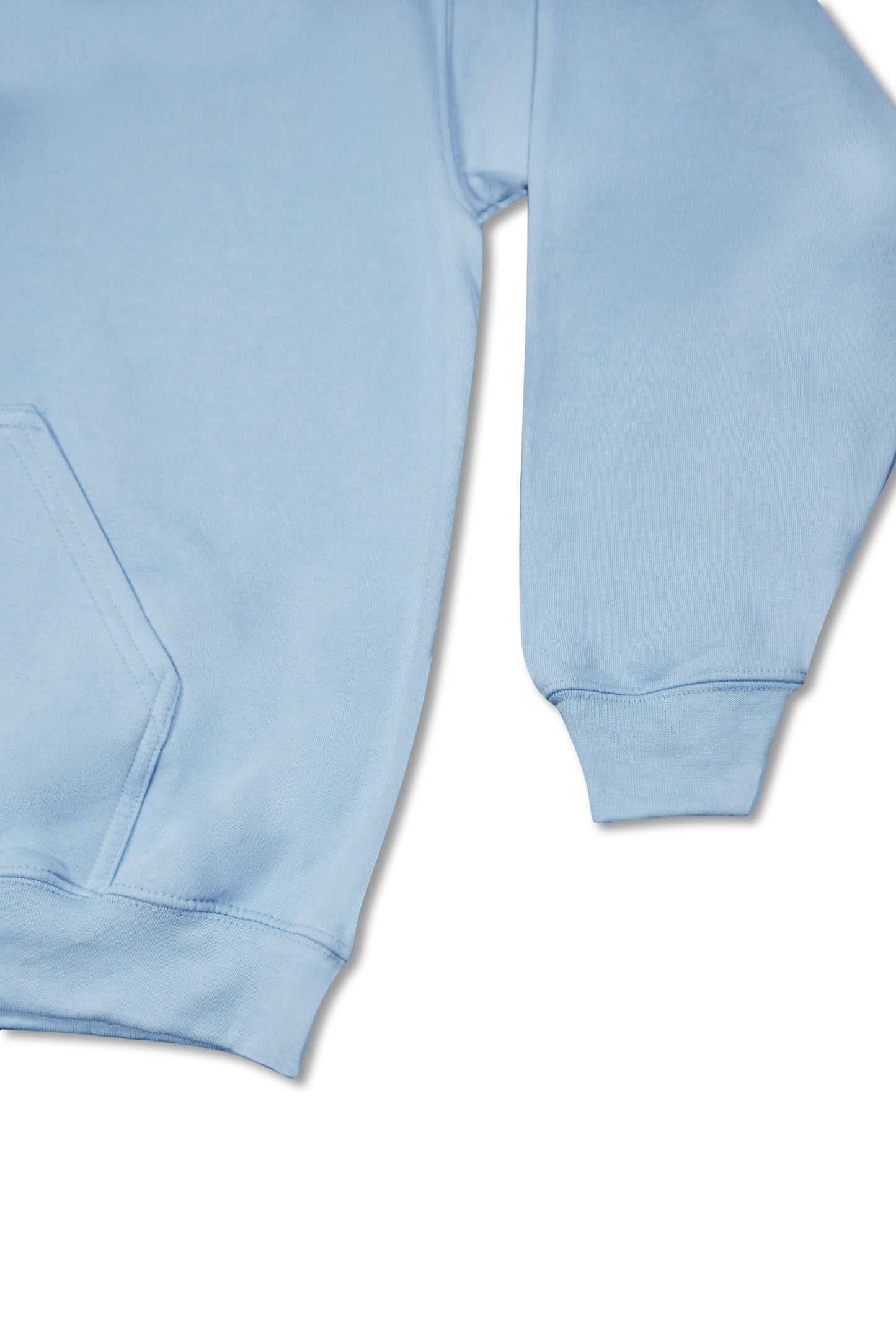 Hoodie in Light Blue with Dream Sports Tonal Logo Embroidery-3