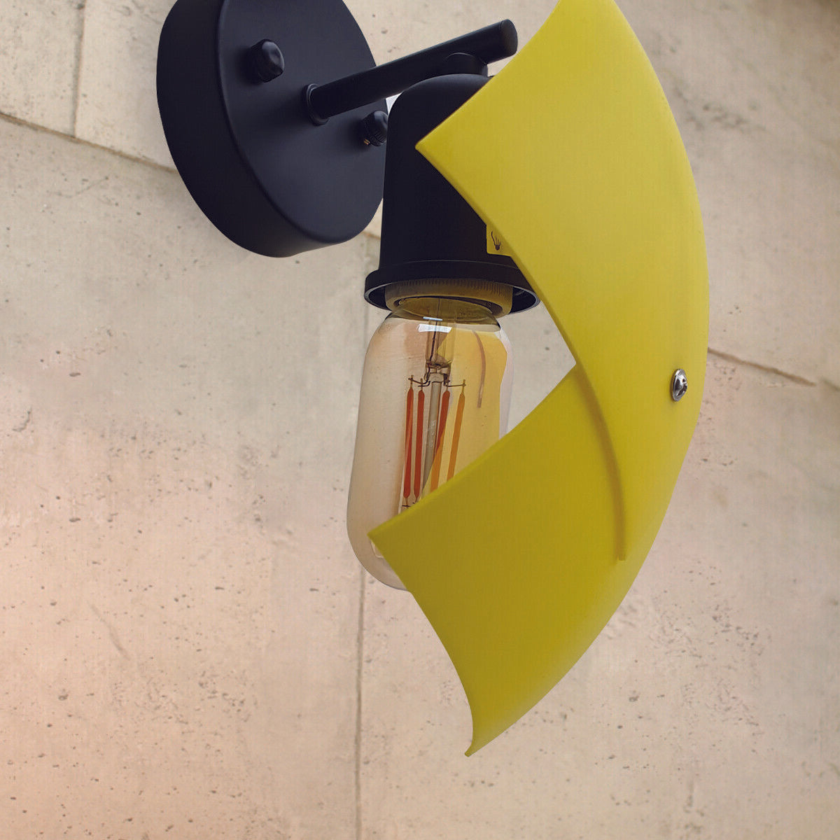 Simple Black Wall light Black ~2562-3