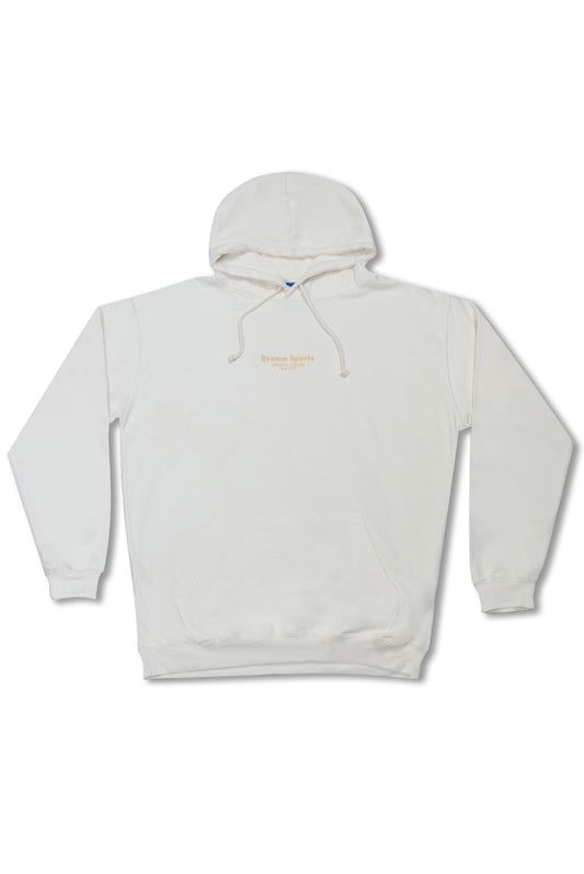 Hoodie in Vanilla with Dream Sports Tonal Logo Embroidery-0