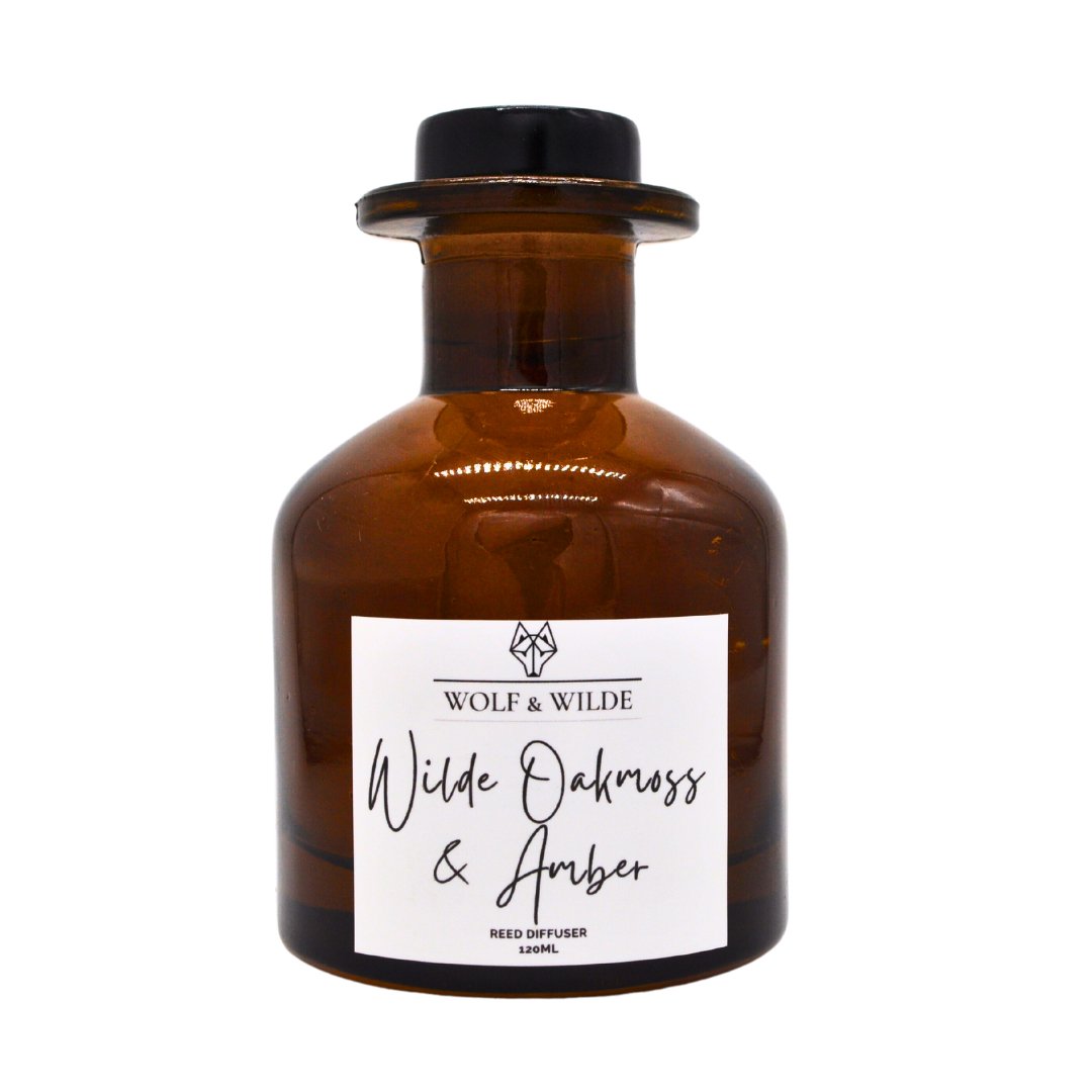 Wilde Oakmoss & Amber 120ml Reed Diffuser With 8 Reeds-1